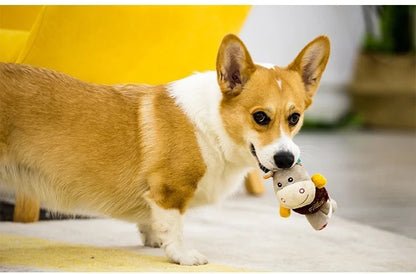 GiGwi Dog Toy Honour Series Plush Call Doll Voice Relieves Boredom Small and Medium sized Dog Puppy Pet Dog toy Sound toy gift