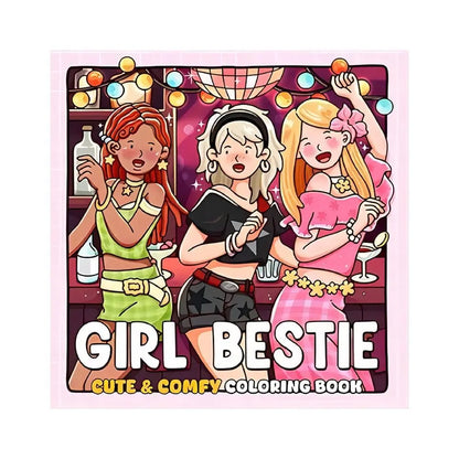 Creative Cartoon Coloring Book Educational Painting Gift Graffiti Painting Book Stress Relief Doodles Book for Adults And Teens