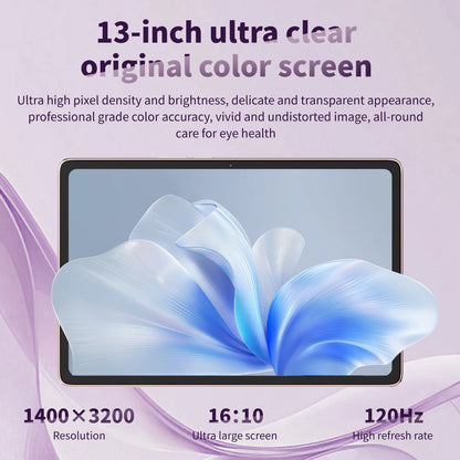 2025 New original Tablet computer Pad 24Ultra Snapdragon 8gen3 13-inch  Android 13.0 Dual 5G Network  Bluetooth WiFi  16GB+1TB