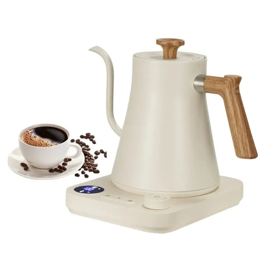 1200W Electric Gooseneck Kettle Hand Brewed Kettle Coffee Pot Intelligent Constant Temperature Control Tea Pot Electric Kettle