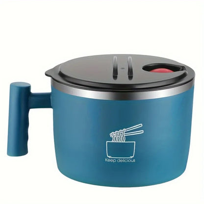 Ramen Bowl, Lunch Container,1000ml Large Thai Soup Bowls, Tableware with Phone Stand, Cereal Bowls for Home, Kitchen, Camping,