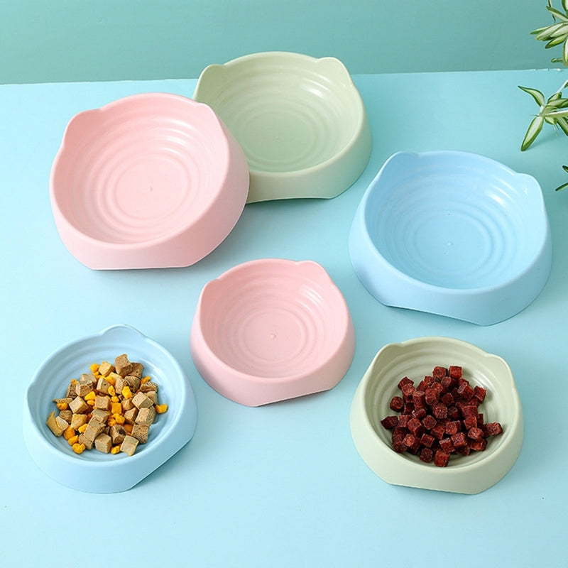 Pet Food Bowl 3-D  Ear Dog Food Bowl Pet Feeding Bowl Watering Feeding Supply
