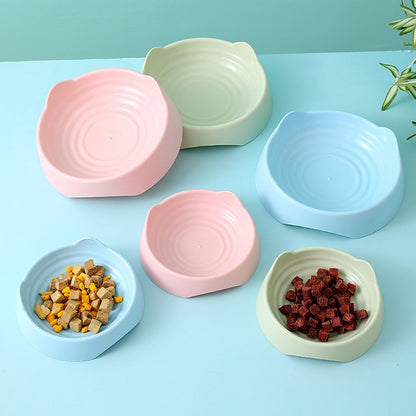Pet Food Bowl 3-D  Ear Dog Food Bowl Pet Feeding Bowl Watering Feeding Supply