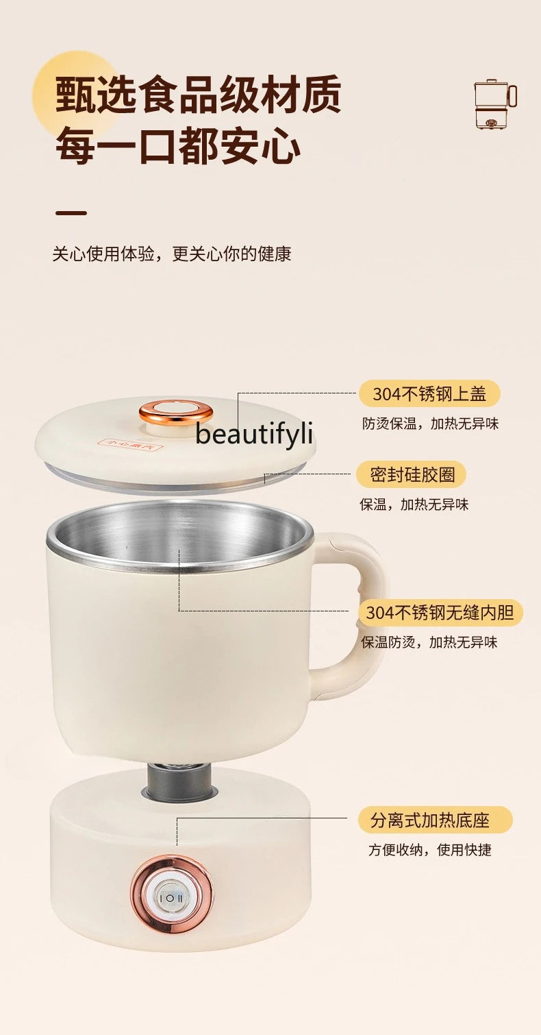 Folding kettle, small outdoor travel, household stainless steel, portable electric kettle