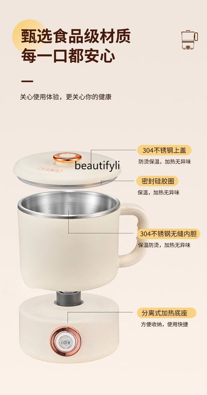 Folding kettle, small outdoor travel, household stainless steel, portable electric kettle
