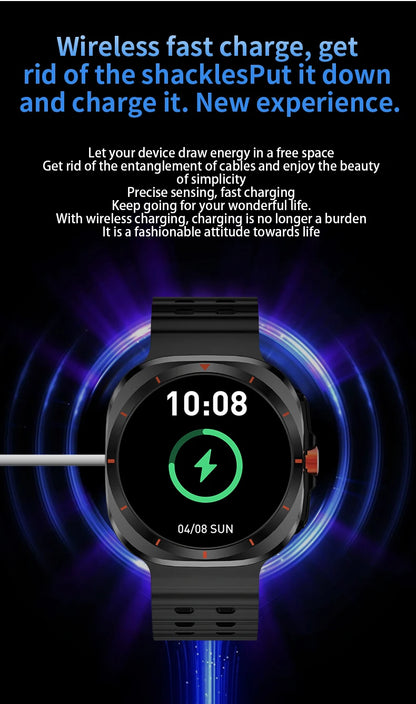 LAXASFIT 2025 New Smart Watch GT7 Ultra Men's Multifunctional Sports Fitness Tracker Health Ladies Smartwatch Gift