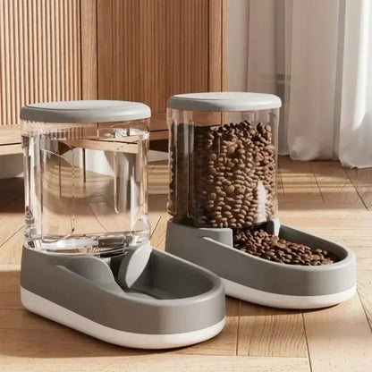& Dog Cat Automatic Gravity Pet Feeder Large capacity Drinking Water Device Dog Cat Food Save effort Pet Drinking Accessory