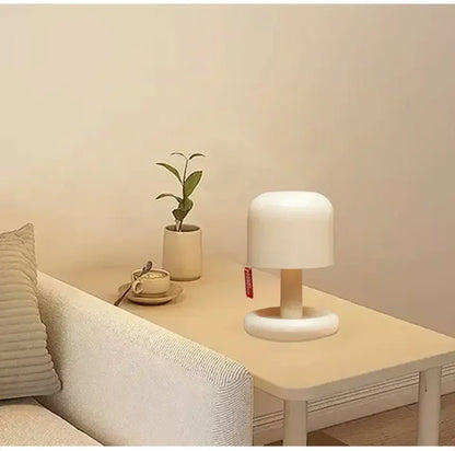 Mini Sunset Night Lamp Desktop Creative USB Rechargeable Ins Mushroom Style Led Night Light for Coffee Bar Home Decor Bedroom