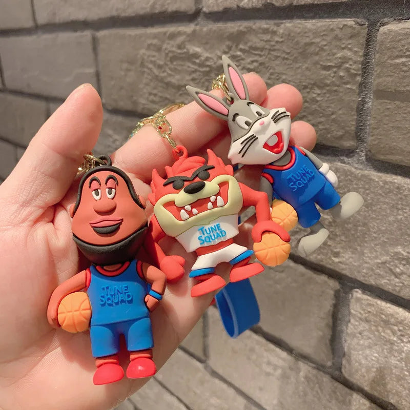 Animal Bunny Bunny Basketball Wholesale Pendant Anime Keychain Cartoon Pendant Jewelry Keychain Doll Couple Doll