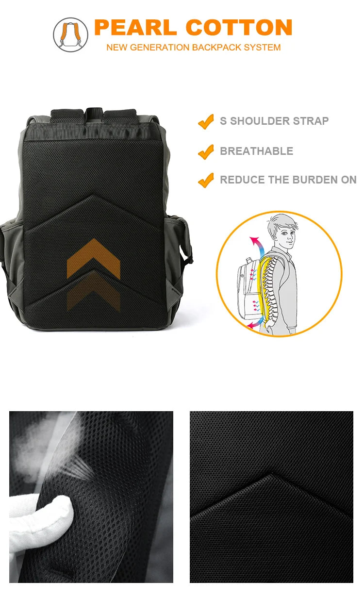 Fashion Waterproof Large Capacity Drawstring Backpack for Men Oxford Durable Travel College Student Laptop School Bag Bookbag