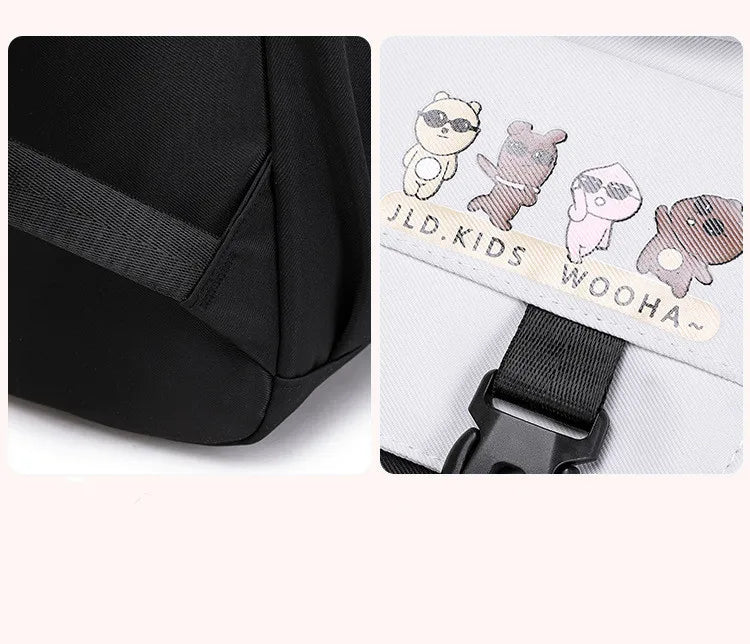 Backpack 3Pcs/Set for Girls Large Capacity Middle Schoolbag Student Schoolbag Set School Backpack Bags for Teenage Students Bag