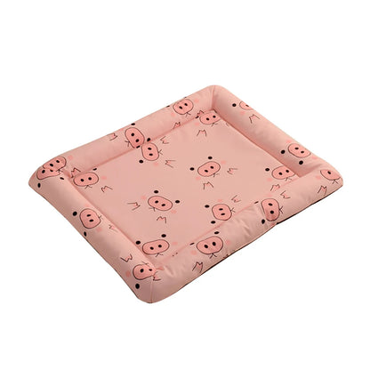 Cozy Pet Bed for Dogs & Cats Washable Round/Square House Cuddle Pad, Small Medium Large Mat for Puppy Kitten