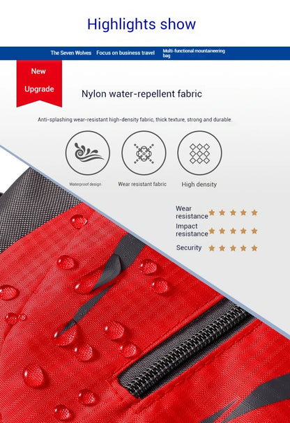 Outdoor Travel Backpack Big Capacity Fashion Travel Backpacks Men Climbing Travel Backpack Classic Sport Travel Backpacks