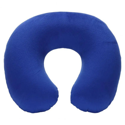 U-shaped Neck Pillow Inflatable Fatigue Relief Travel Pillow Flight Headrest Sleep U-shaped Cushion for Plane