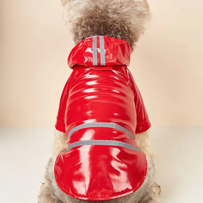 Small Dog Raincoat Reflective Waterproof Windproof Pet Dog Coat Puppy Cats Raincoat Chihuahua Bulldog Pets Cape Poncho Clothes