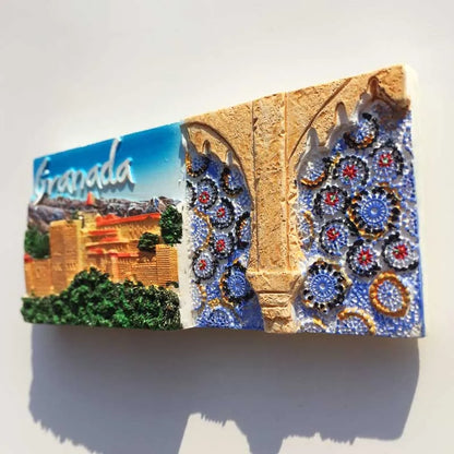 Europe Spain 3D Refrigerator Magnet Tourist Souvenirs Stickers,Home & Kitchen Decoration Fridge Magnet Message Sticker