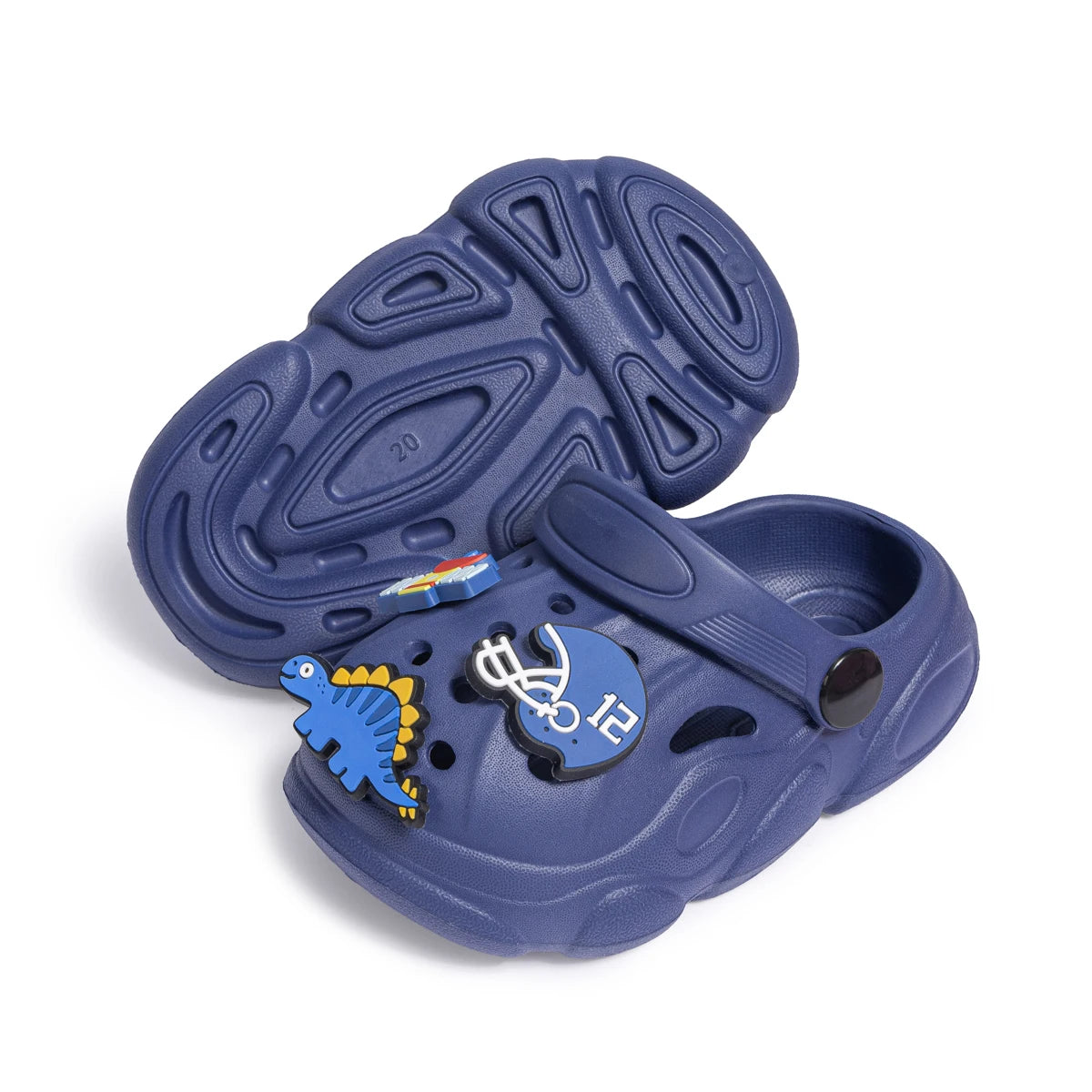 New Solid Color Summer Breathable Garden Shoes Baby Sandals Cute Decoration Boys Girls Lightweight Anti-slip Casual Shoes