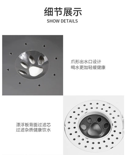 Pet Bowl, Dog Drinking Bowl, No Wet Mouth, Floating Bowl To Prevent Knocking, Cat Water Dispenser, Splash-proof Dog Bowl