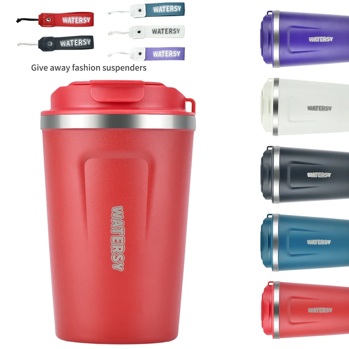 380ML Coffee Cup Stainless Steel Thermal Mug Double Wall Vacuum Insulated Water Bottle Office Home Portable Travel Car Mug