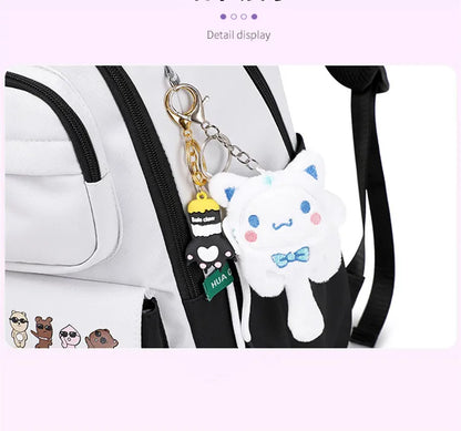 Backpack 3Pcs/Set for Girls Large Capacity Middle Schoolbag Student Schoolbag Set School Backpack Bags for Teenage Students Bag