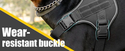 Tactical Dog Harness Pet Doberman Pinscher Pet Training Vest Dog Harness for Small Medium Large Dogs Explosion Proof