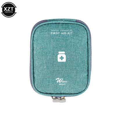 Mini Medicine Storage Bag Portable Camping Outdoor Travel First Aid Kit Medicine Bags Organizer Emergency Survival Bag Pill Case