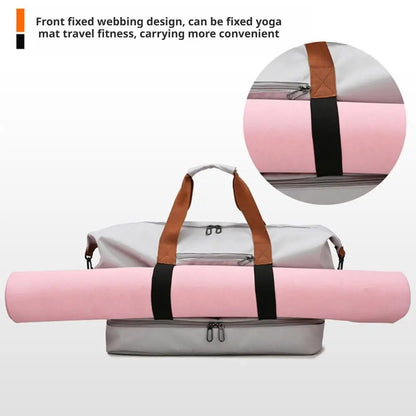 Large Capacity Gym Bag Portable Short Distance Travel Bag Sports Fitness Waterproof Handbag Luggage Storage Bag