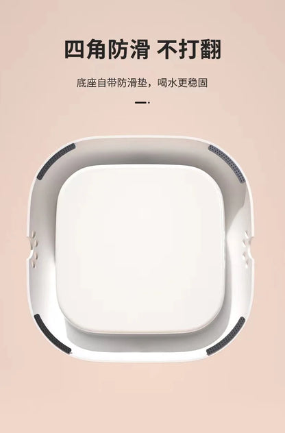 Pet Bowl, Dog Drinking Bowl, No Wet Mouth, Floating Bowl To Prevent Knocking, Cat Water Dispenser, Splash-proof Dog Bowl