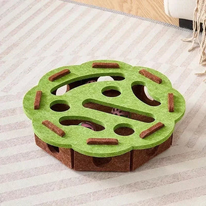 "Interactive Cats Puzzle Toys - Mental Stimulation Maze Box&Sensory Games for Indoor Kittens | Fun Brain Teaser for Smarts Cats"