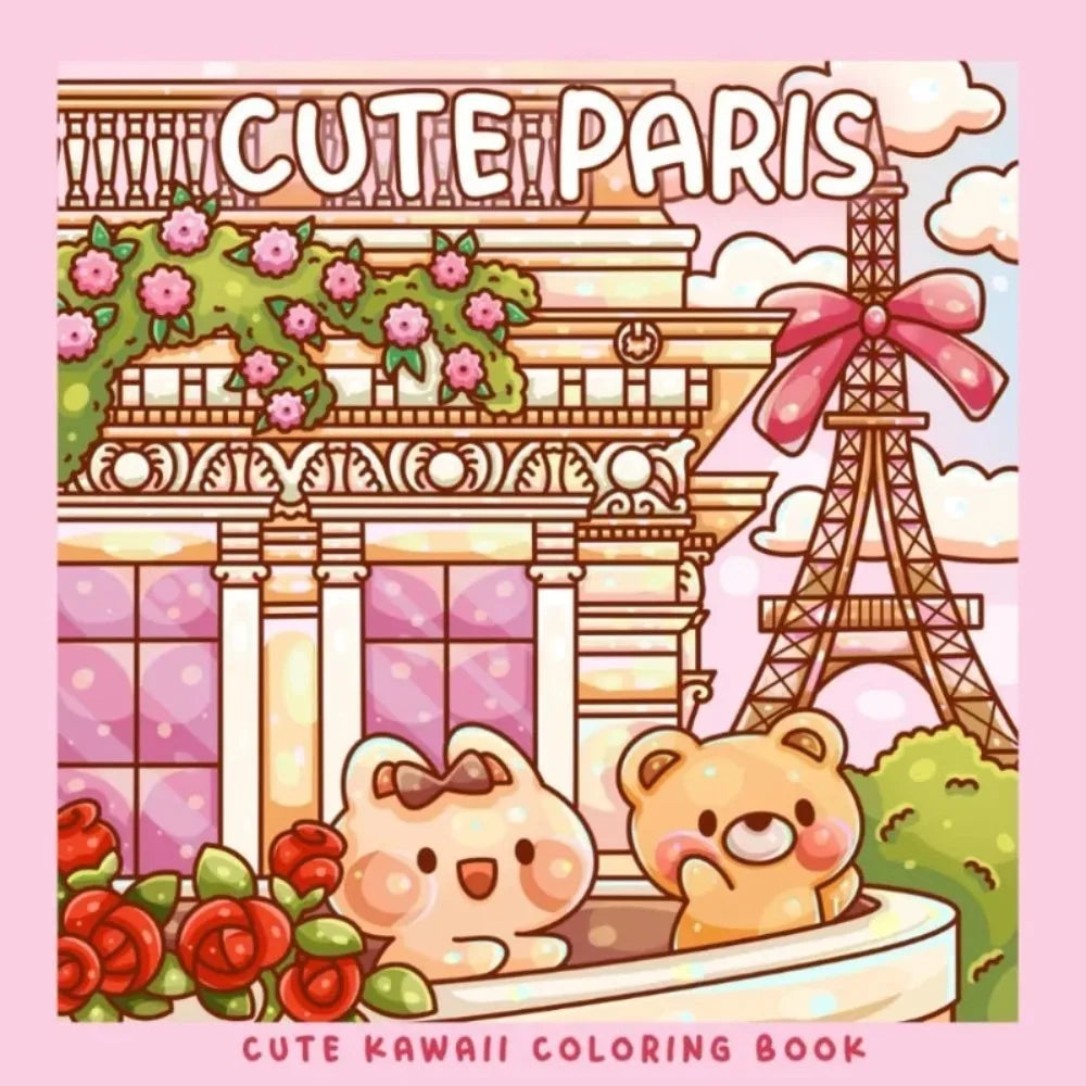 Spooky Cutie Coloring Book for Adults Teens Kids Halloween Themed Doodle Drawing Fun Activity