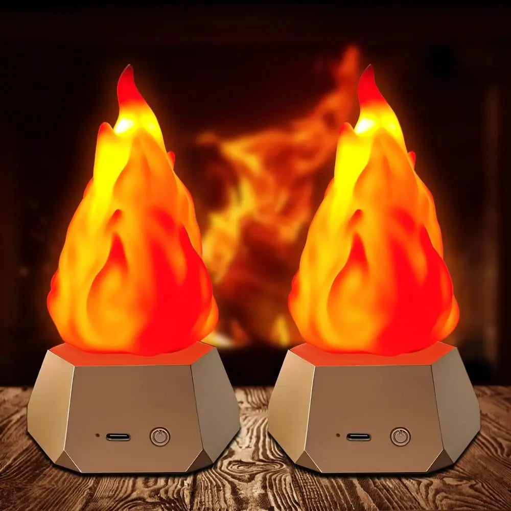 Waterproof Design LED Simulation Flame Light Flame Simulation USB Outdoor Waterproof Lamp Decorative Light LED