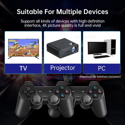M8 4K Video Game Console Built-in 20000 Games Wireless Controller Gamepad Retro Handheld Game Player For PS1 Dropshipping
