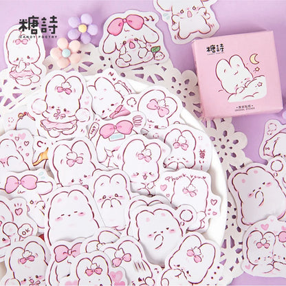 45 Pcs/Box My Naughty Cats Kawaii Mini Paper Sticker Diy Diary Album Scrapbooking Decoration School Supplies Stationery Stickers
