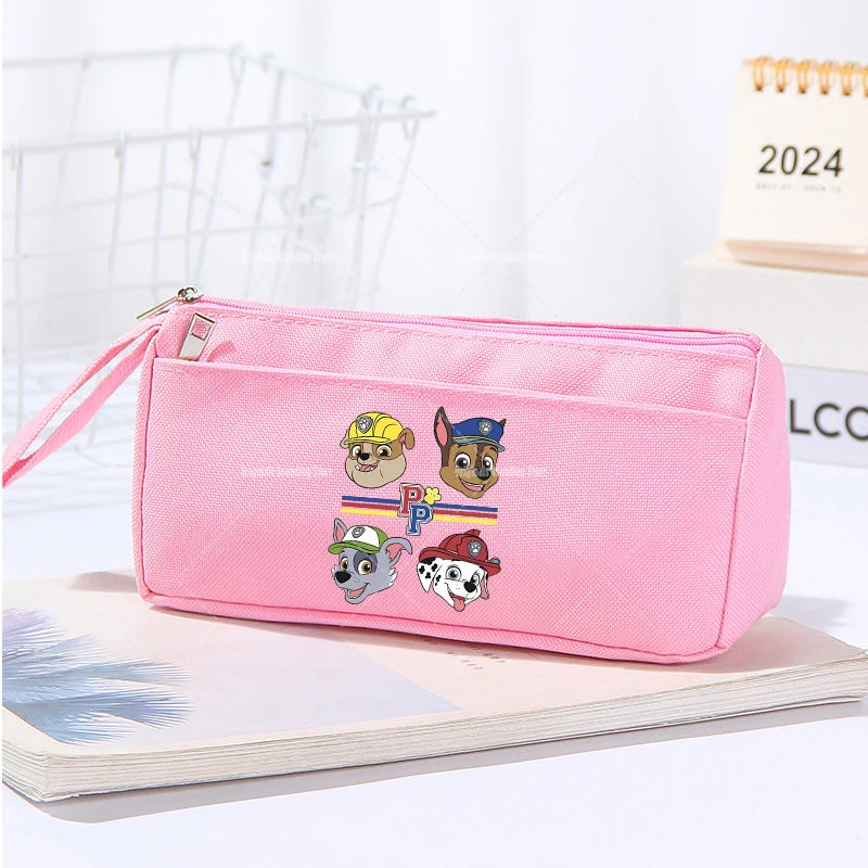 Paw Patrol Girl Boy Pencil Case Pen Bag Large Capacity Korean Organizer Pouch Student Back To School Supplies Stationery Gift