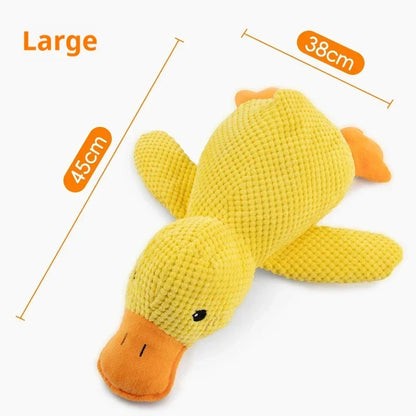 Dog toy plush companion sleeping duck bite resistant teeth grinding sound relief duck sound toy Wholesale and retail