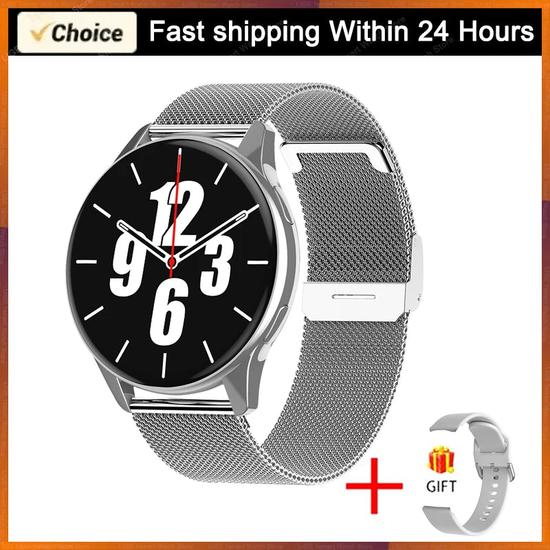 Lige 2024 For All Smartphone Connections Bluetooth Call Watches Men Smart Watch Women Men Waterproof Smartwatch AMOLED Screen