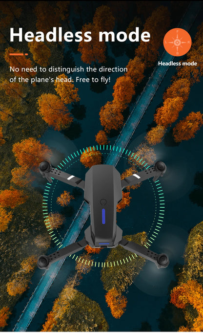 Drone E88 RC Quadcopter Foldable Portable 5G WiFi FPV Drones With 4K HD Camera Altitude Hold Mode follow Drone