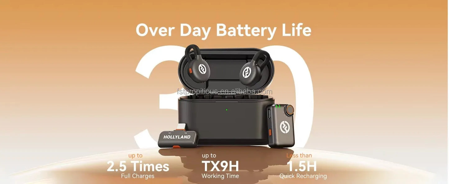 HL-LARK M2S Mini Combo With USB Type C Camera Live Streaming Vlog Interview Content Wireless Mini lavalier Microphone