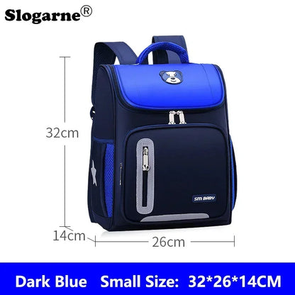 Students Simple Primary School Bags Boys 1-6 Grade Spine Protection Burden Reduction Schoolbag Girls Backpack Unisex Mochila Bag