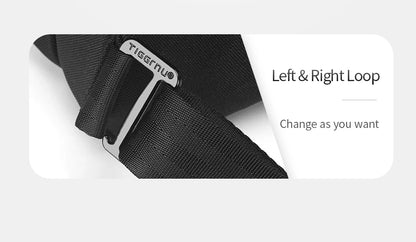 Lifetime Warranty Chest Bag For Men Cool Style Men Shoulder Bag 9.7inch IPad Bag Casual Male Crossbody Bag Lightweigt Mini Bags
