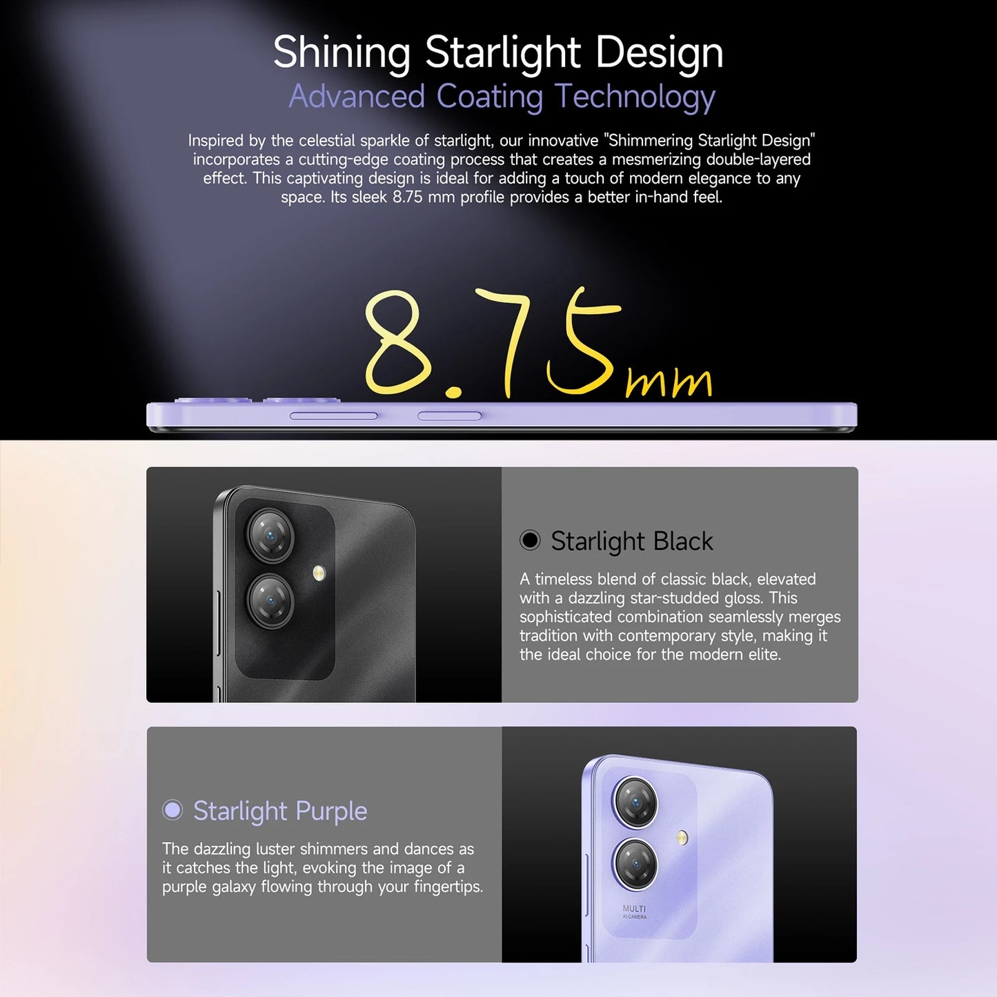 Ulefone Note 21 Smartphone 6.56" 90Hz 5000mAh Battery 4GB+128GB Unisoc T606 13MP Camera 4G Android 14 Mobile Phone