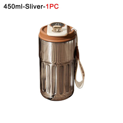 Coffee Cups with Temperature Display Smart Coffee Insulated Mug 316 Stainless Steel Display Temperature Double-walled Insulation