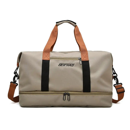 Large Capacity Gym Bag Portable Short Distance Travel Bag Sports Fitness Waterproof Handbag Luggage Storage Bag