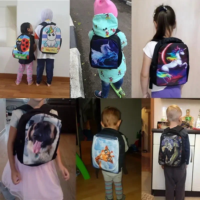 Cartoon Stumble Guys Backpack Children School Bags 3D Game Kids Backpack for Boys Girls Kindergarten Bag Baby Toddler Bookbag