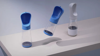 Pet water bottle, dog kettle, outdoor water supply, portable water and food bottle, outdoor water cup, water dispenser