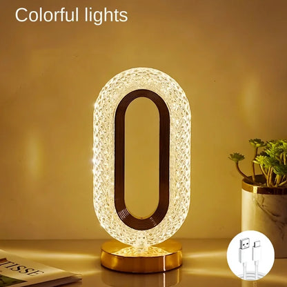 Rechargeable Led Light Bedside Ambient Light Book Reading Lamp Wireless Mood Light Living Room Birthday Decoration