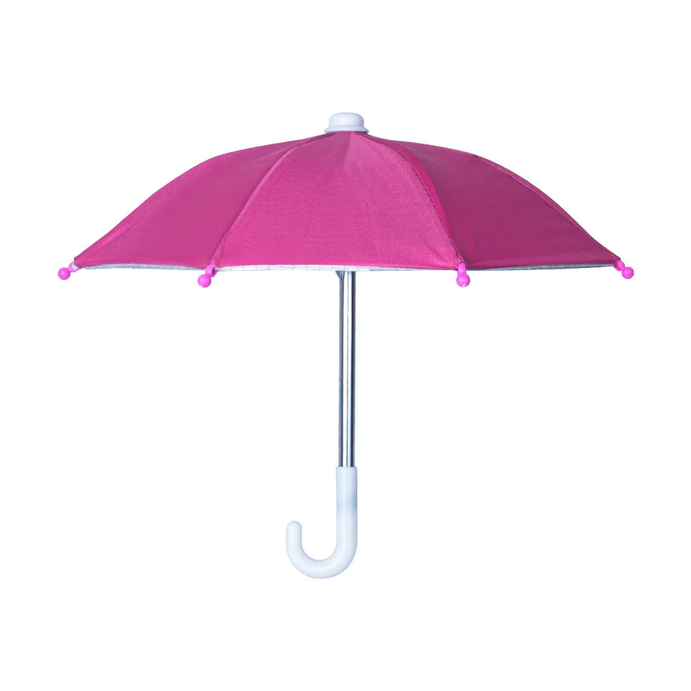 1PC Style Colorful Plastic Mini Umbrella Rain Gear Toy Umbrella Baby Toy Girl Gift Doll Embellishment Doll Clothing Decoration