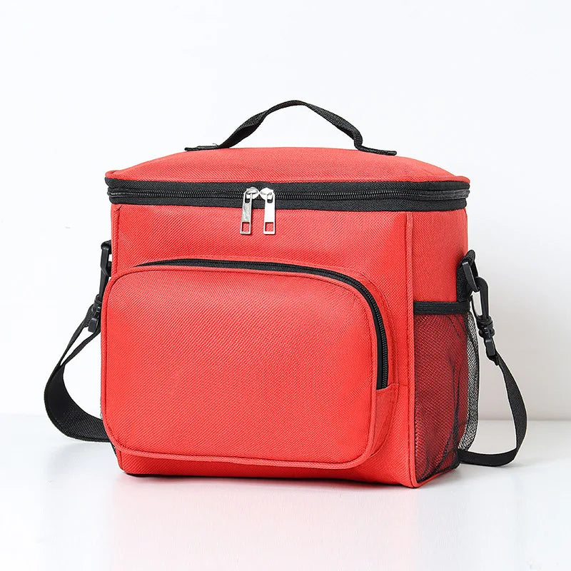 Oxford Cloth Thickened Bento Bag Large Capacity Portable Insulation Bag Outdoor Picnic Bag Student Lunch Bag