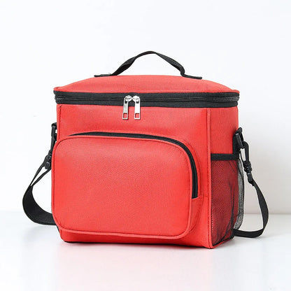 Oxford Cloth Thickened Bento Bag Large Capacity Portable Insulation Bag Outdoor Picnic Bag Student Lunch Bag