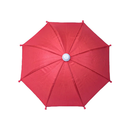 1PC Style Colorful Plastic Mini Umbrella Rain Gear Toy Umbrella Baby Toy Girl Gift Doll Embellishment Doll Clothing Decoration
